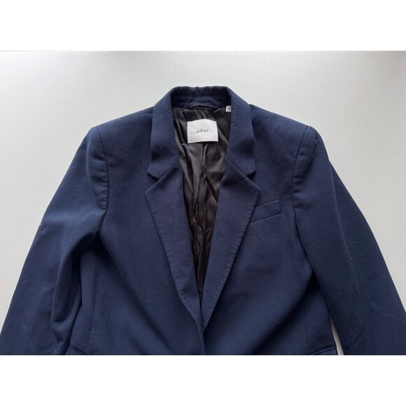Aritzia WILFRED Generation Navy Blue (Re)Essential Oversized Blazer, Size S - Picture 7 of 15